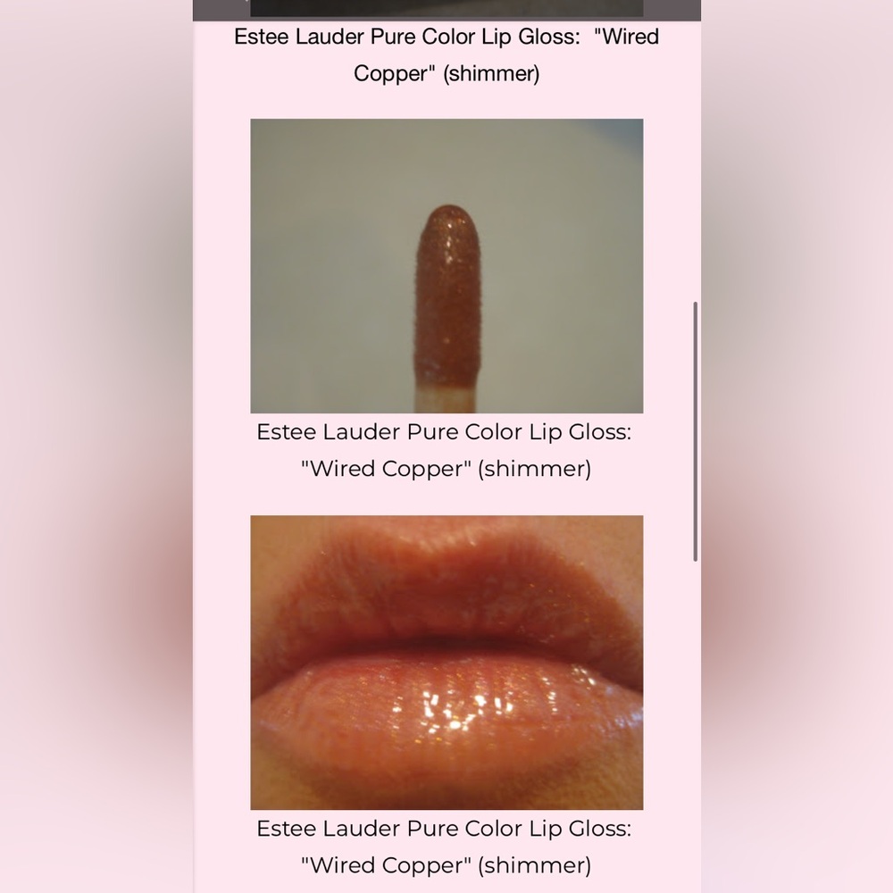 Estee Lauder black mascara lip gloss Duo Wand in Wired Copper + Mascara